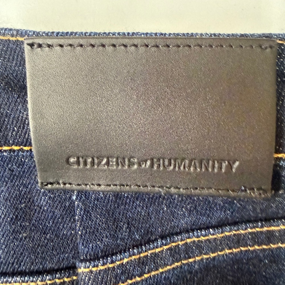 Citizens of Humanity Vidia Jeans Womens 31 Blue Dark‎ Wash High Rise Wide Leg - Picture 3 of 14